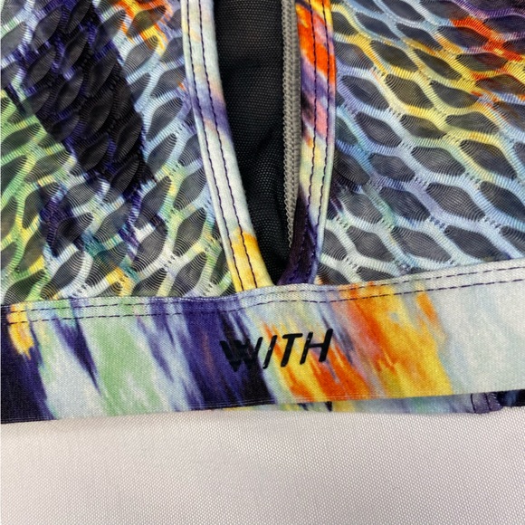 Peloton Composite Multicolor High Neck Sport Bra Small - Picture 14 of 15